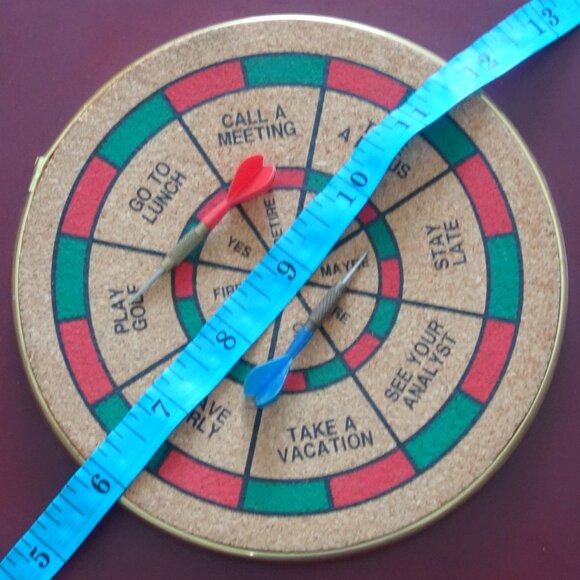 Desktop Mini Two Sided Dart Board includes Standard Dart Board  & Boss Board - Picture 12 of 16